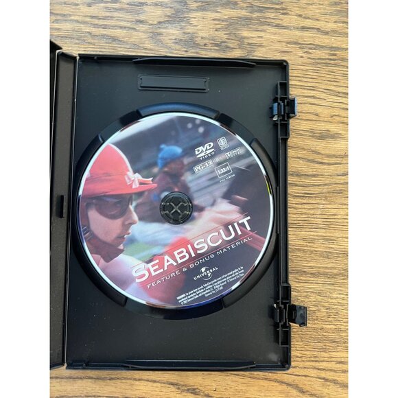 Seabiscuit DVD 2003 Tobey Maguire Jeff Bridges Sports Drama Movie Pre-Owned - Picture 3 of 4